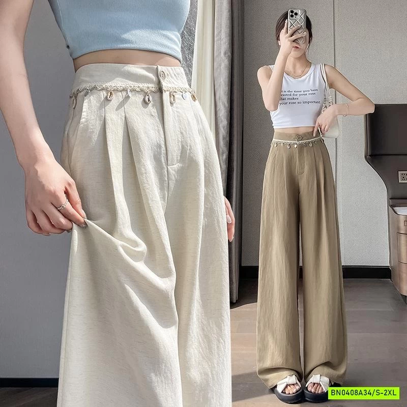 QUẦN ĐŨI SUÔNG CẠP ĐÍNH KHUY