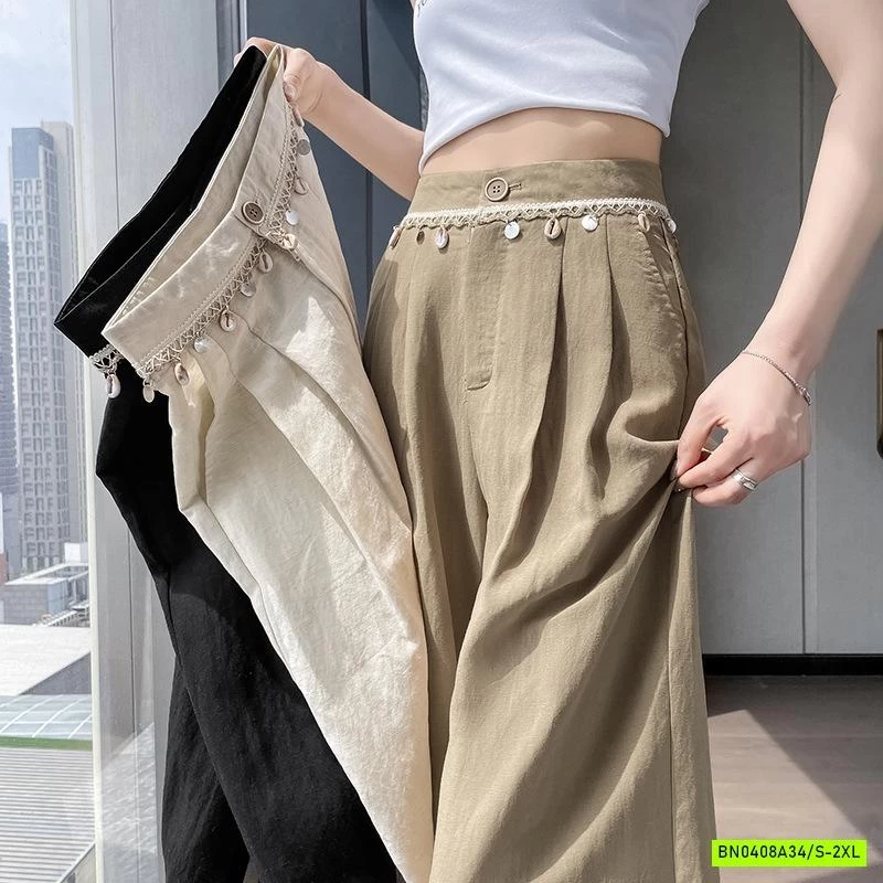 QUẦN ĐŨI SUÔNG CẠP ĐÍNH KHUY