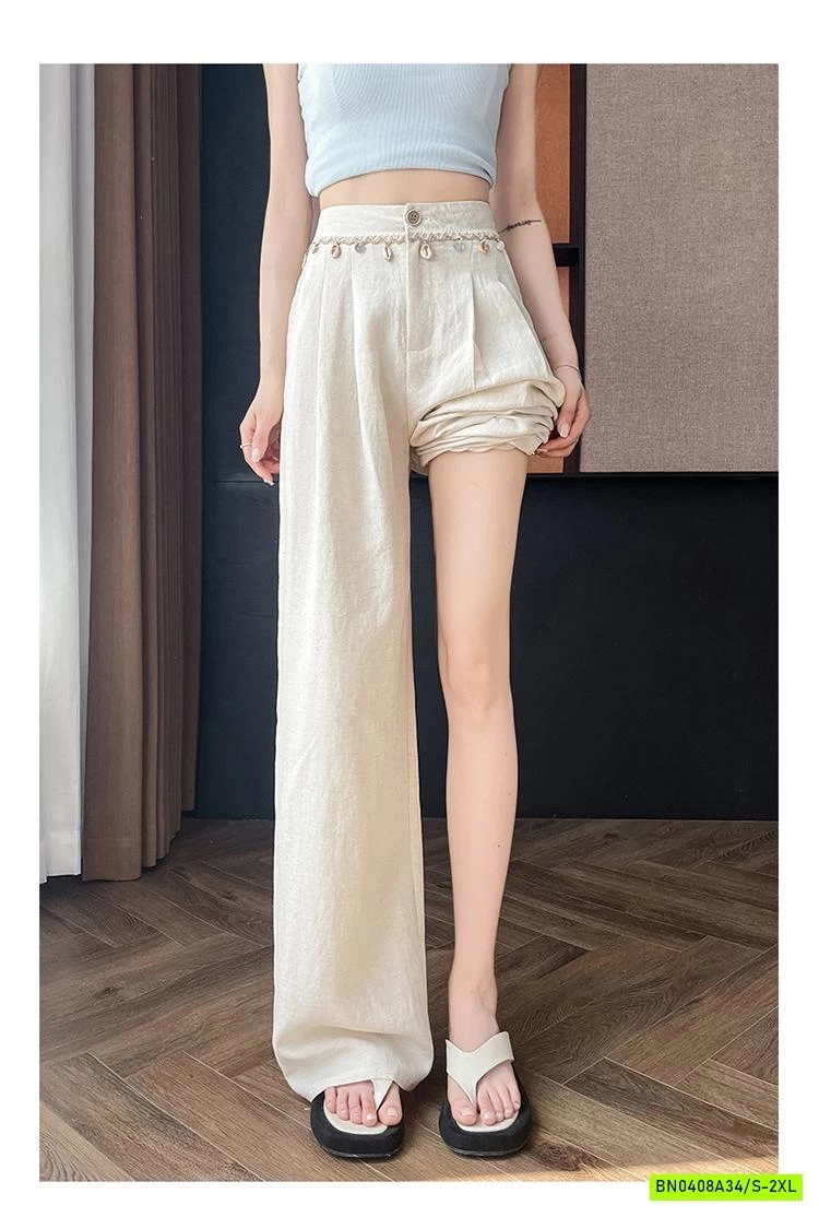 QUẦN ĐŨI SUÔNG CẠP ĐÍNH KHUY