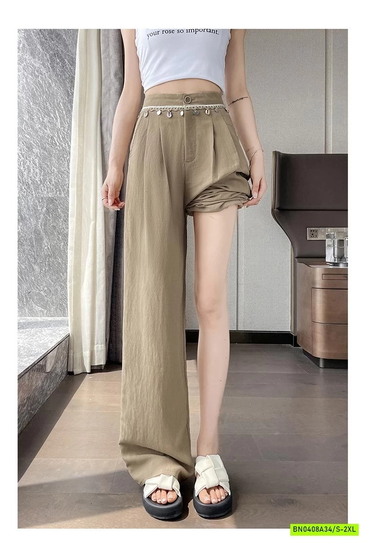 QUẦN ĐŨI SUÔNG CẠP ĐÍNH KHUY