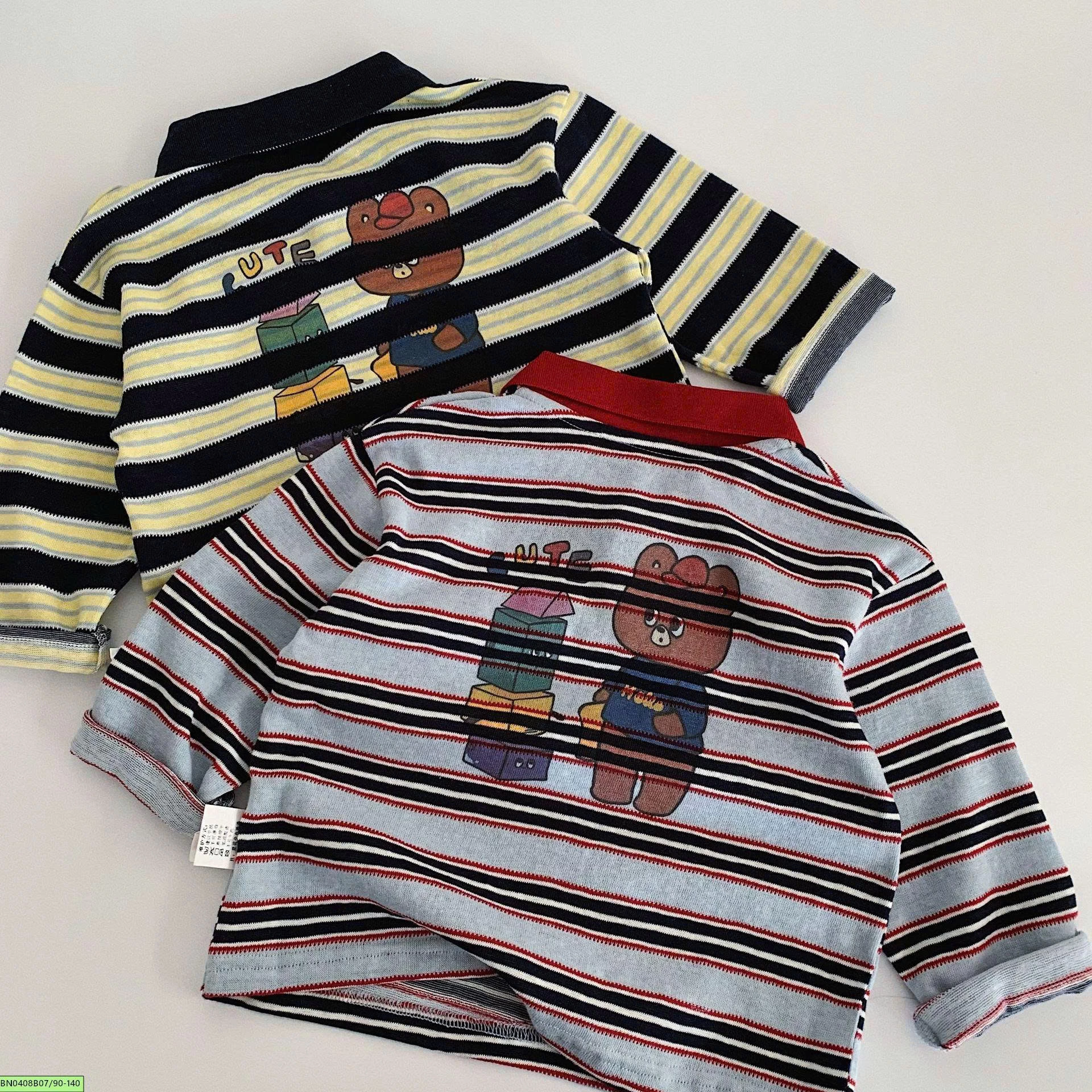 ÁO POLO KẺ NGANG PHỐI MÀU