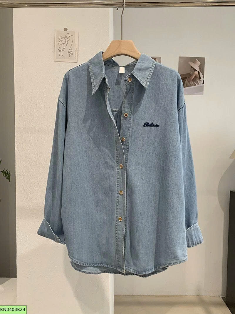 ÁO SƠ MI DENIM NỮ