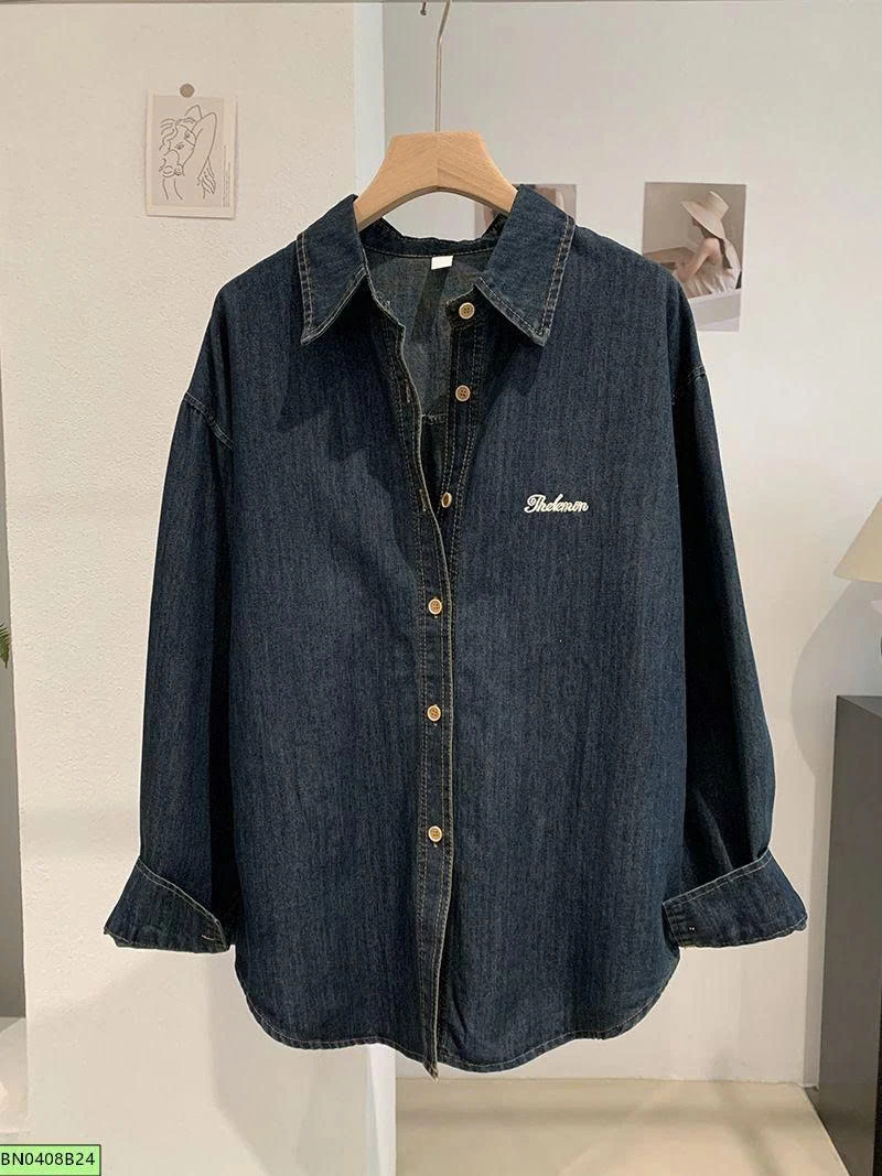 ÁO SƠ MI DENIM NỮ