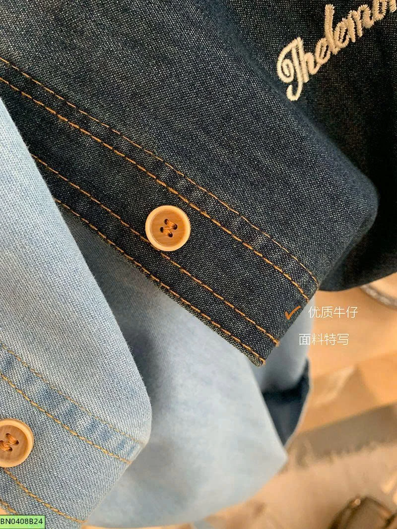 ÁO SƠ MI DENIM NỮ