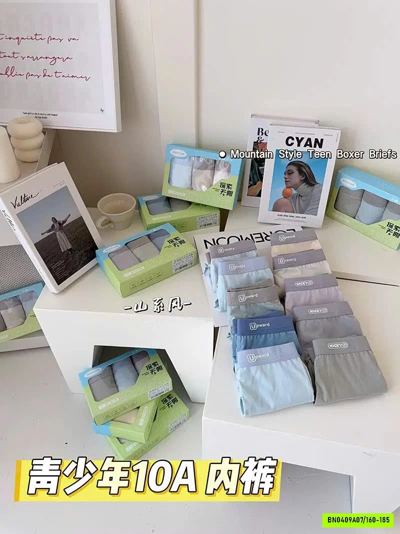 SET 3 QUẦN SỊP ĐÙI BÉ TRAI SIZE ĐẠI