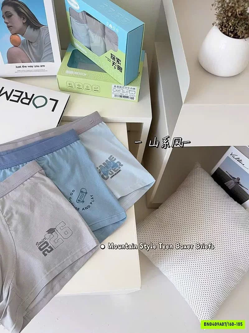 SET 3 QUẦN SỊP ĐÙI BÉ TRAI SIZE ĐẠI