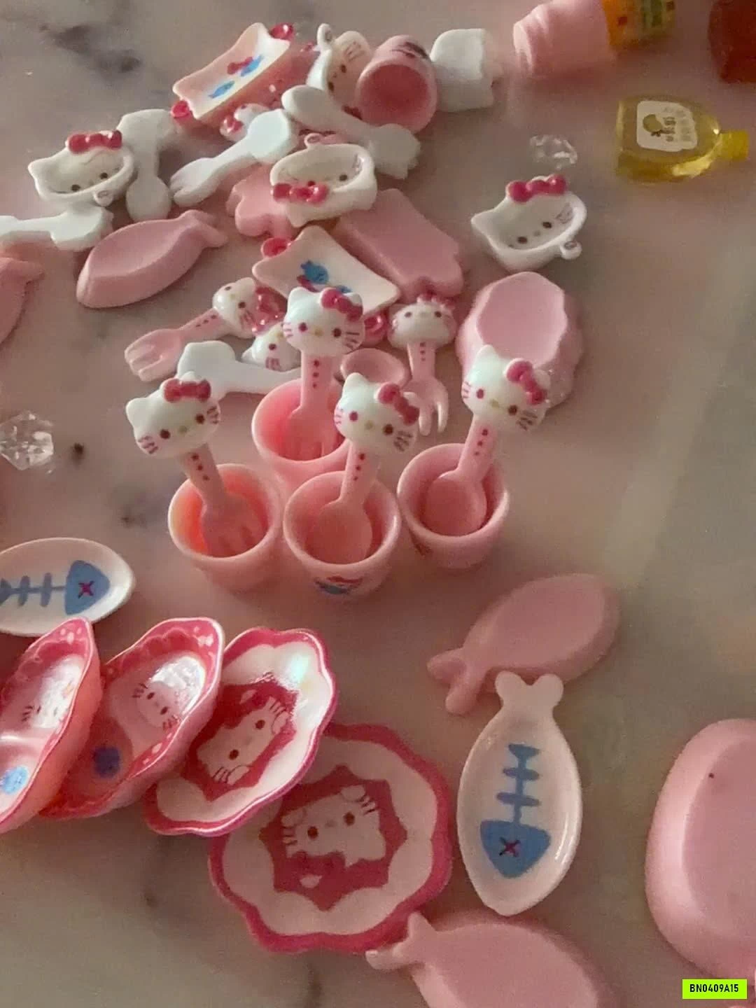 TÚI MÙ BỘ ĐỒ BÁT ĐĨA KITTY MINI