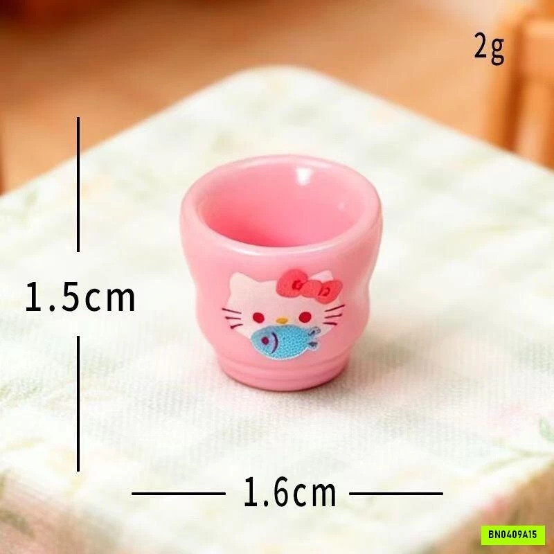 TÚI MÙ BỘ ĐỒ BÁT ĐĨA KITTY MINI