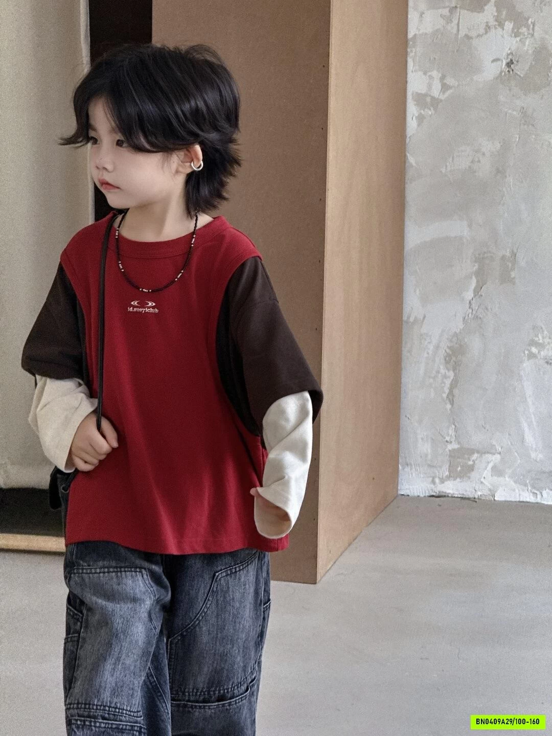 ÁO NỈ GIẢ 2 LỚP PHỐI MÀU