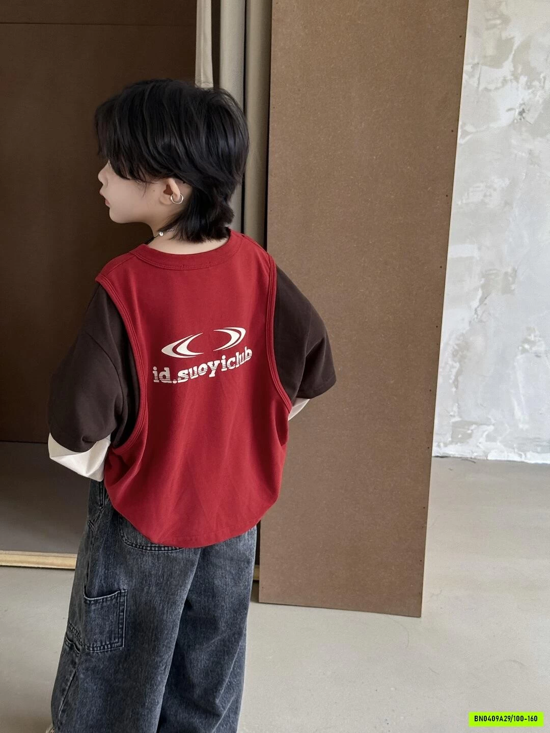 ÁO NỈ GIẢ 2 LỚP PHỐI MÀU