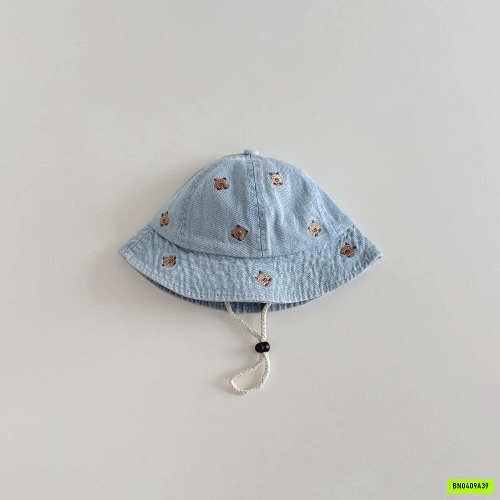 MŨ JEANS MỀM CHO BÉ