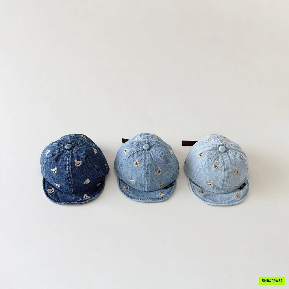 MŨ JEANS MỀM CHO BÉ
