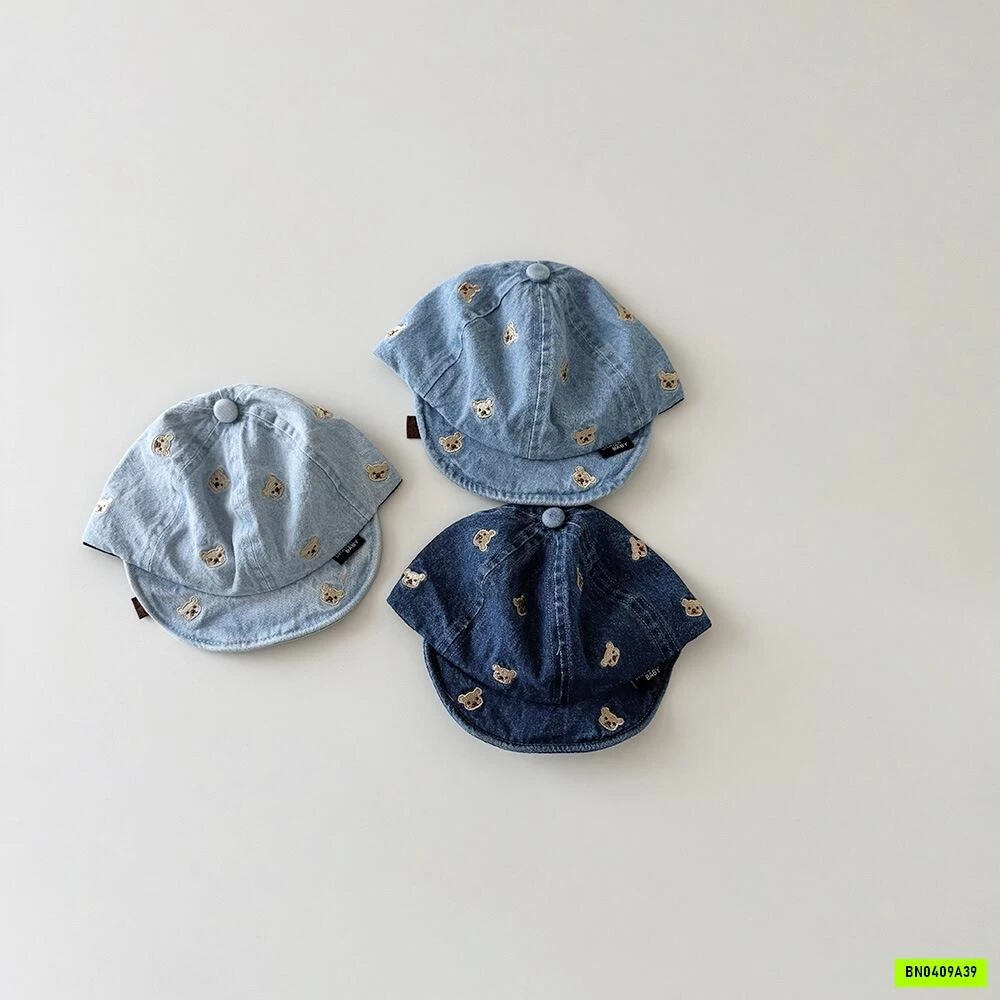 MŨ JEANS MỀM CHO BÉ