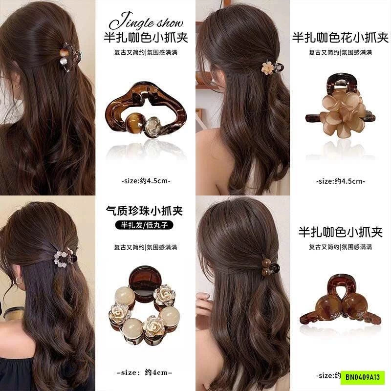 SET 4 KẸP TÓC MÀU HỔ PHÁCH