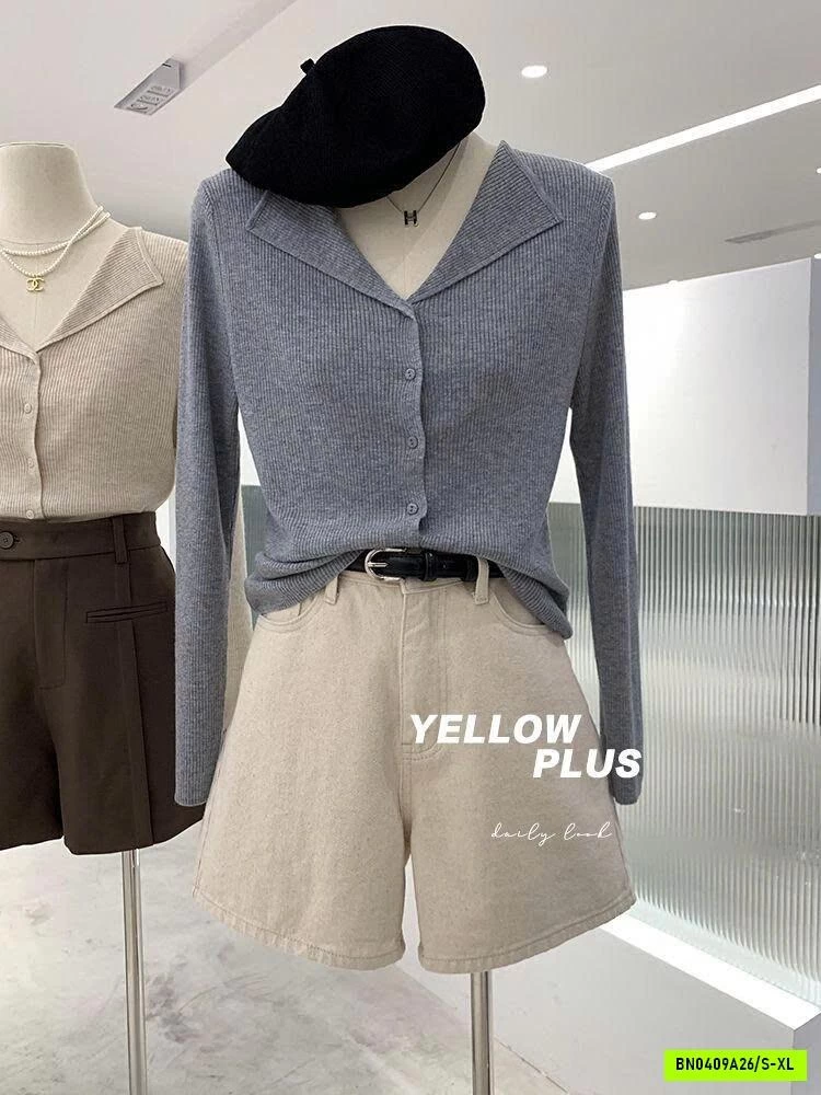 ÁO DỆT KIM CỔ BẺ