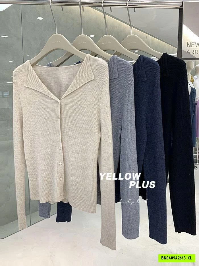 ÁO DỆT KIM CỔ BẺ