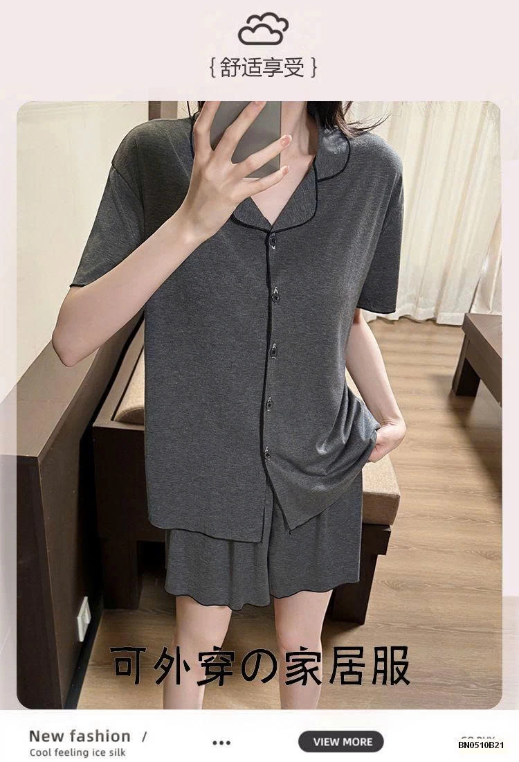 BỘ NGỦ COTTON CỘC TAY