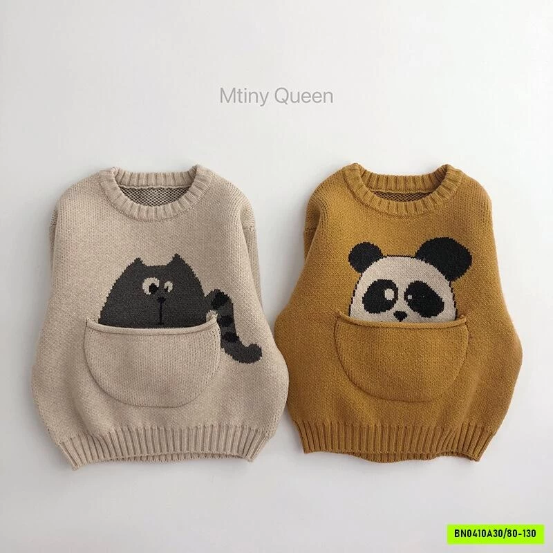ÁO LEN THÚ CƯNG TÚI TRƯỚC MTINY QUEEN