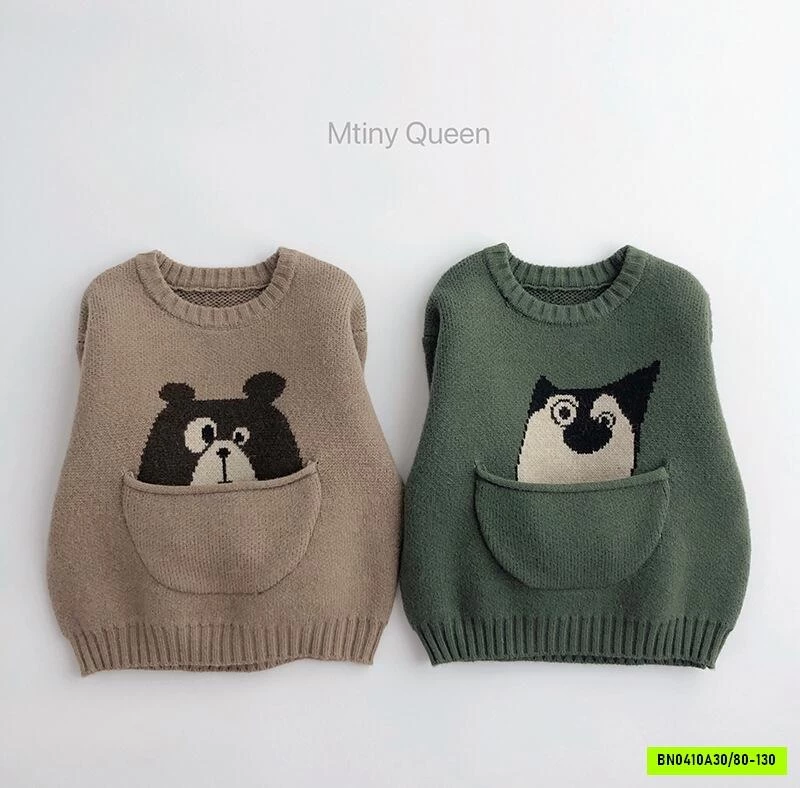 ÁO LEN THÚ CƯNG TÚI TRƯỚC MTINY QUEEN