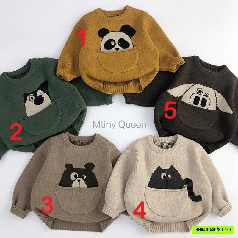 ÁO LEN THÚ CƯNG TÚI TRƯỚC MTINY QUEEN