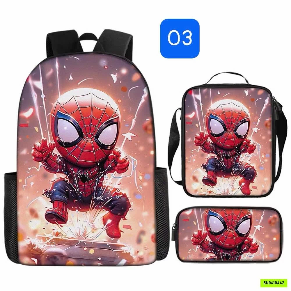 SÉT BALO 3 MÓN SPIDERMAN