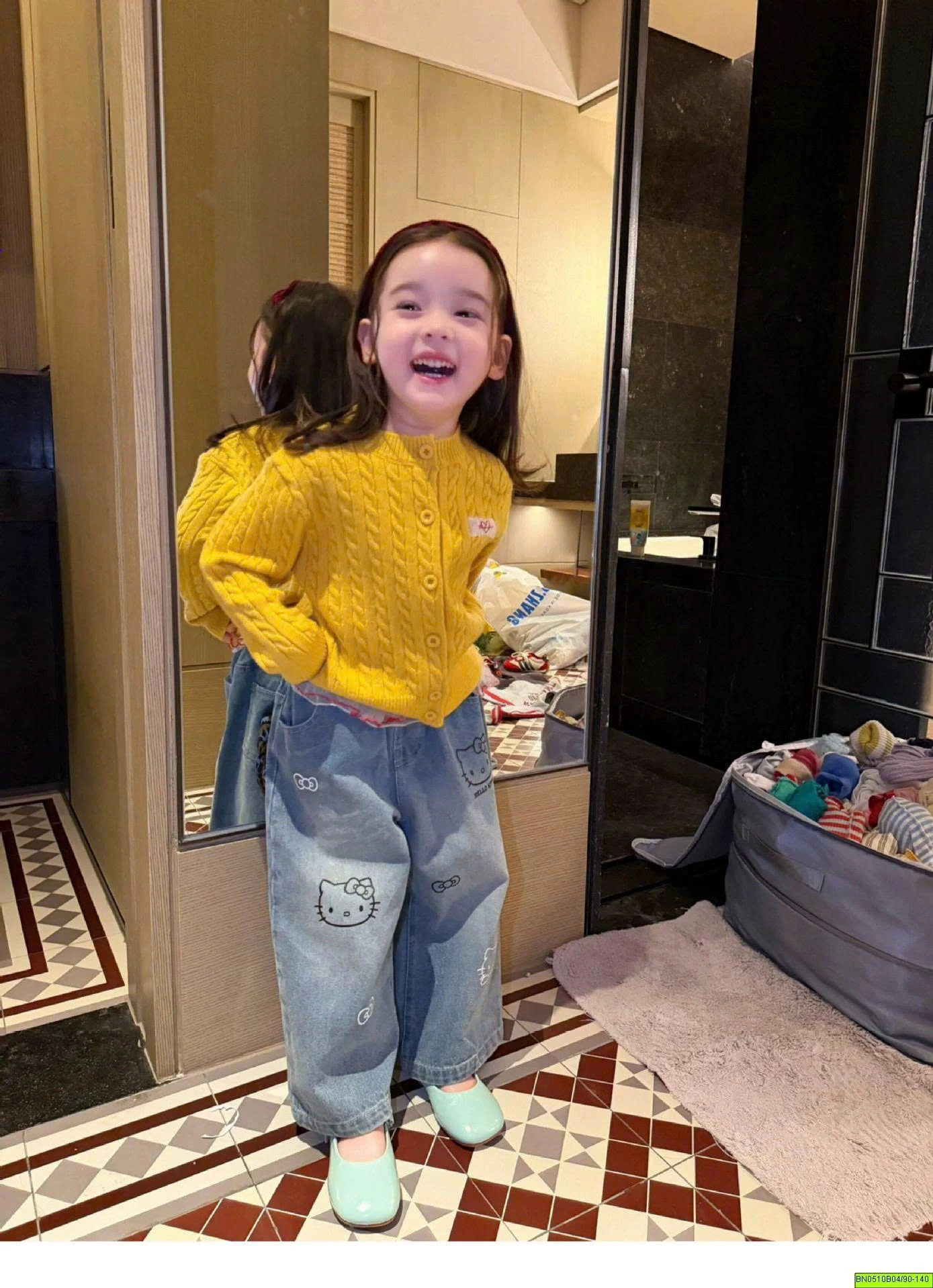 SET CARDIGAN QUẦN KITTY