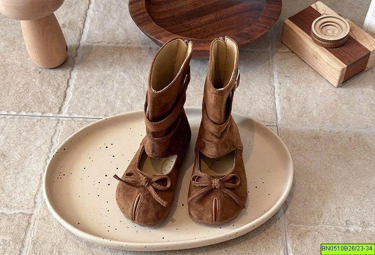 BOOT CỔ CAO NƠ XINH DA LỘN