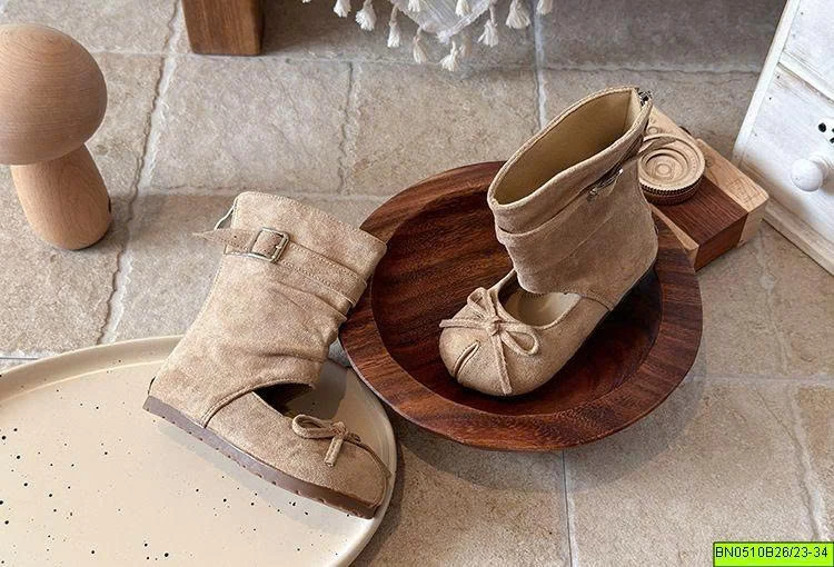 BOOT CỔ CAO NƠ XINH DA LỘN
