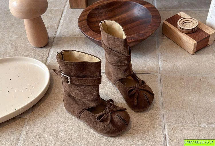 BOOT CỔ CAO NƠ XINH DA LỘN
