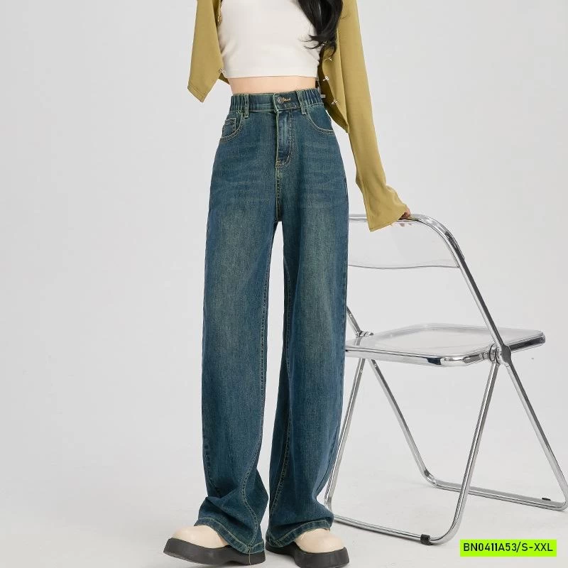 JEANS SUÔNG NỮ HACK DÁNG