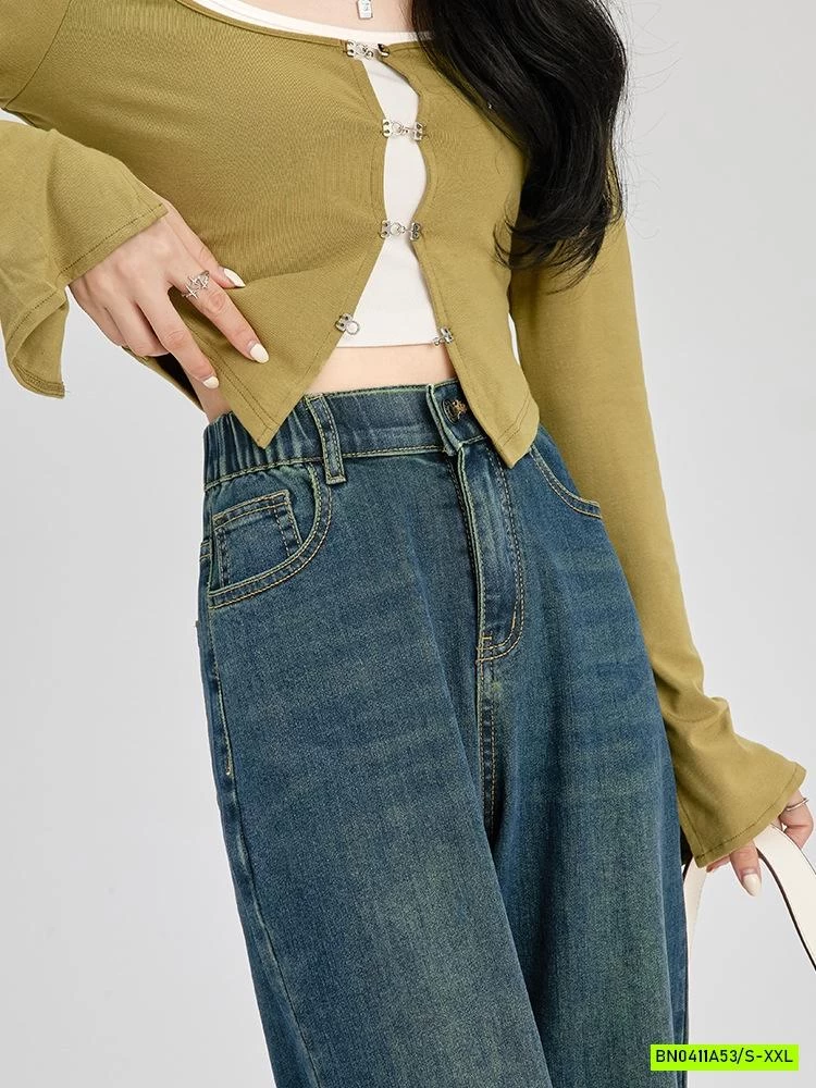 JEANS SUÔNG NỮ HACK DÁNG