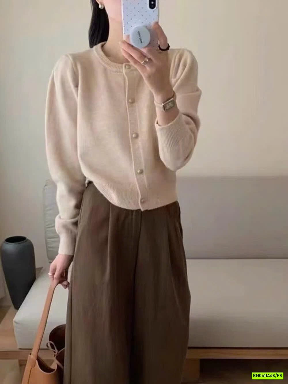 CARDIGAN EGG CỔ TRÒN