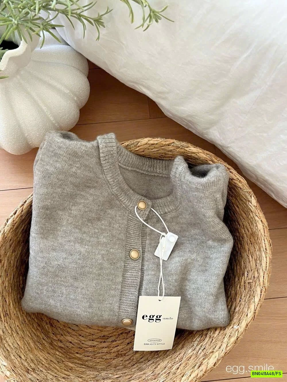 CARDIGAN EGG CỔ TRÒN