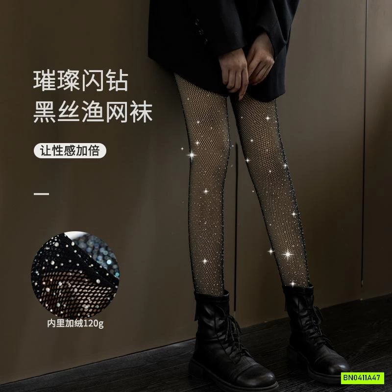 QUẦN TẤT ĐÁ BLING LÓT LÔNG