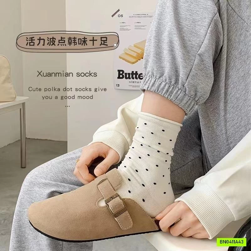 SÉT 6Đ TẤT CHẤM BI CAO CỔ