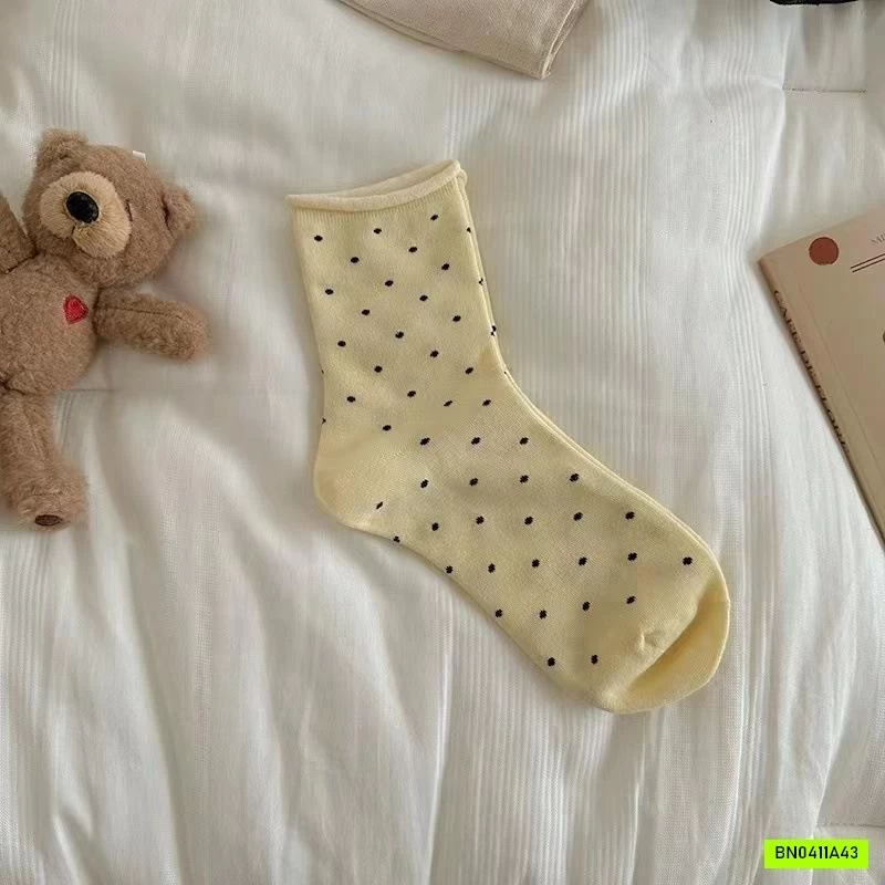 SÉT 6Đ TẤT CHẤM BI CAO CỔ