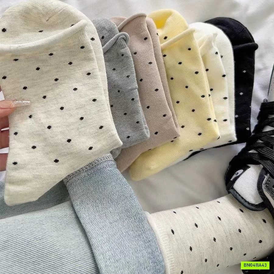 SÉT 6Đ TẤT CHẤM BI CAO CỔ