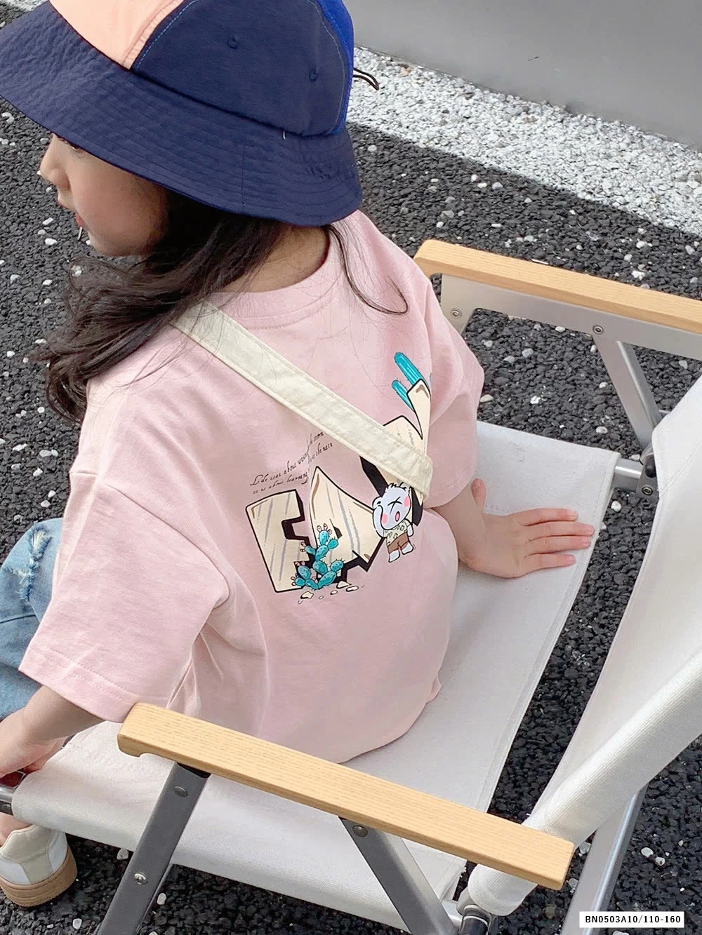 ÁO THUN HỒNG IN LƯNG BG