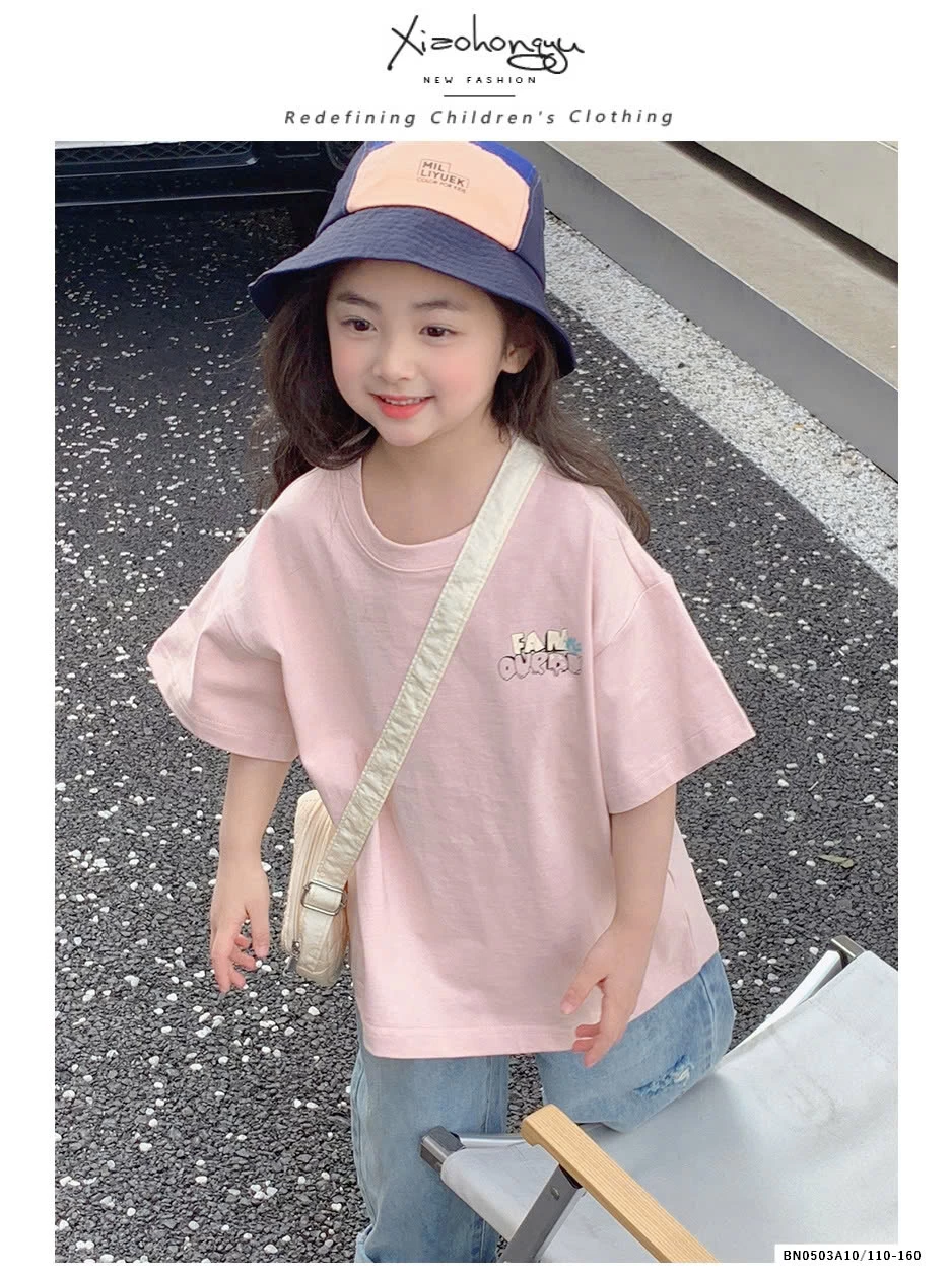 ÁO THUN HỒNG IN LƯNG BG