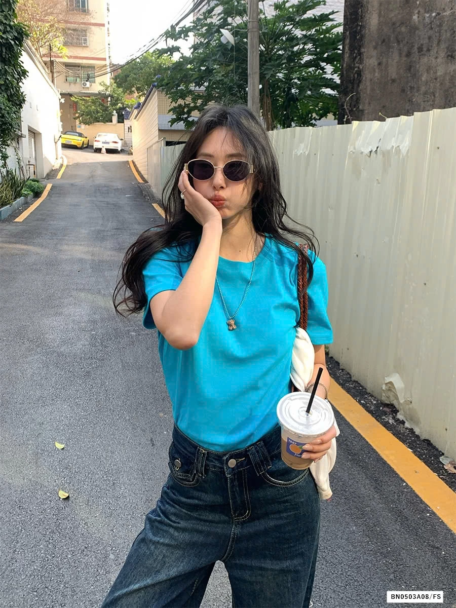 THUN TRƠN CỔ TRÒN BASIC