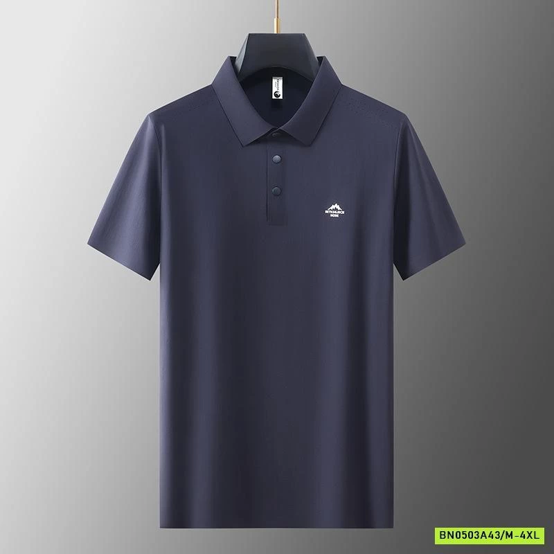 POLO LỤA NAM TRƠN MÀU