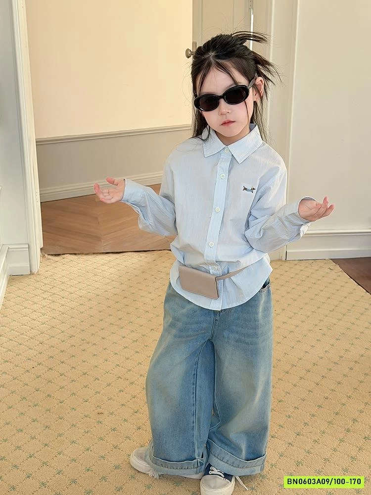 DENIM SUÔNG GẤP GẤU 26A023 AMBB