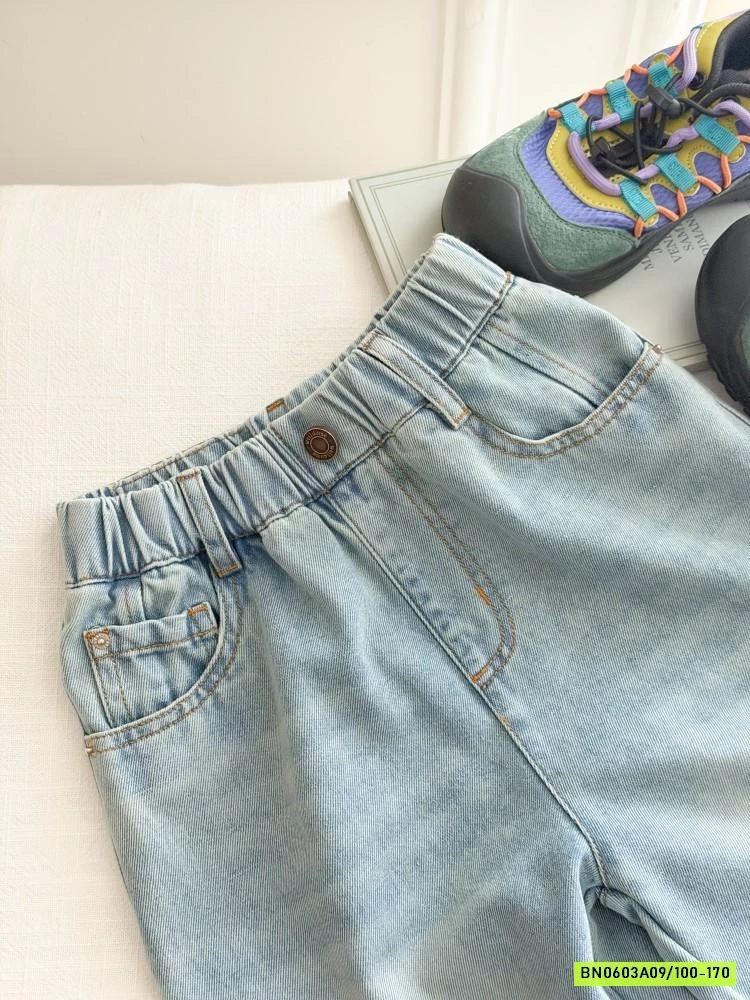 DENIM SUÔNG GẤP GẤU 26A023 AMBB