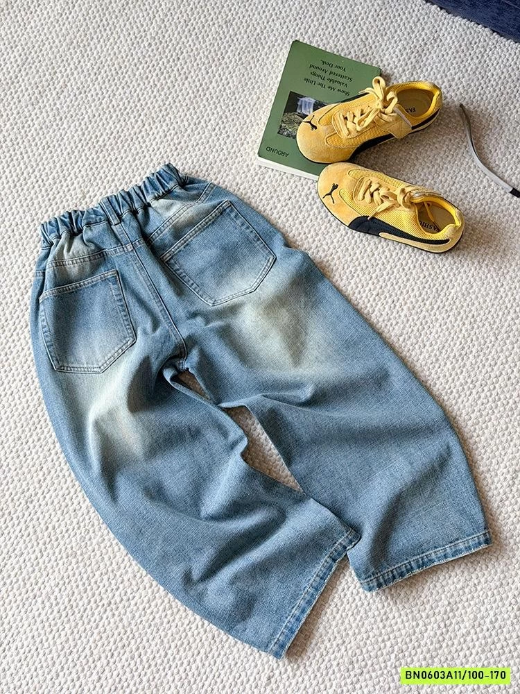 JEANS BAGGY RÁCH GỐI 26A145 AMBB