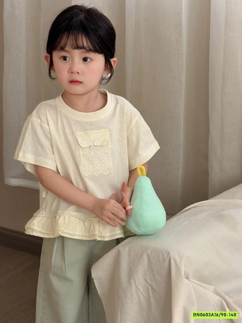 ÁO VIỀN BÈO MIX JEANS SUÔNG