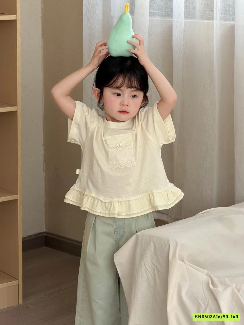 ÁO VIỀN BÈO MIX JEANS SUÔNG