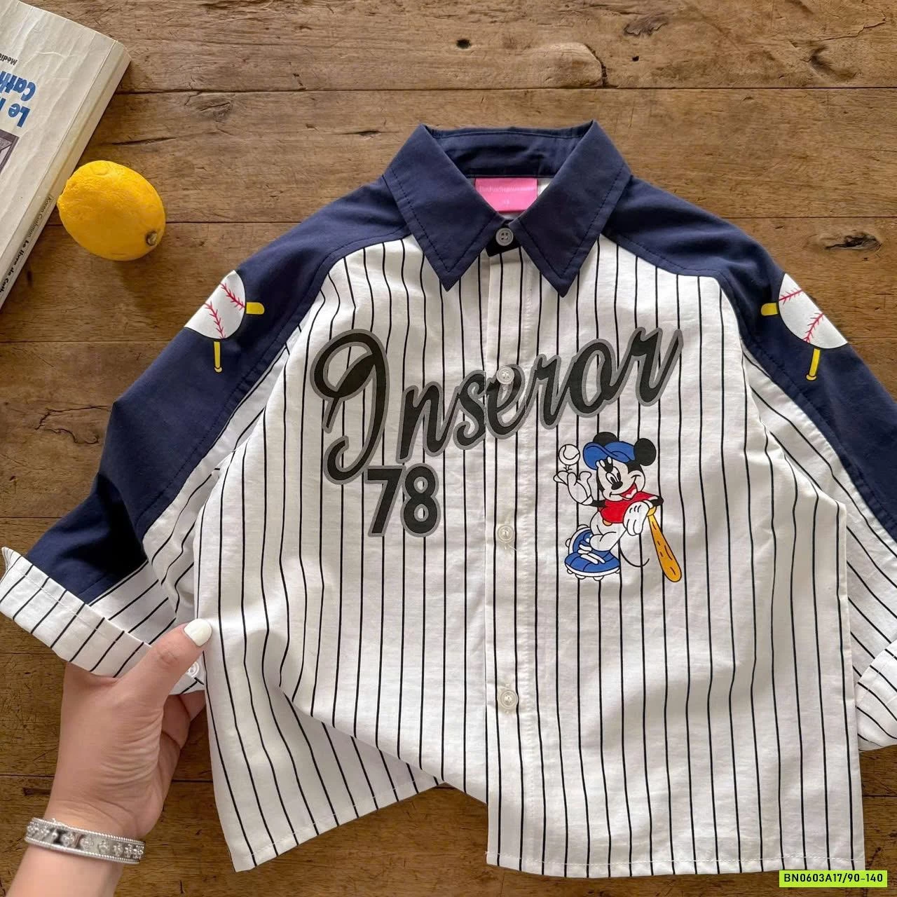 SƠ MI MICKEY PHỐI SỌC MMGGBABY