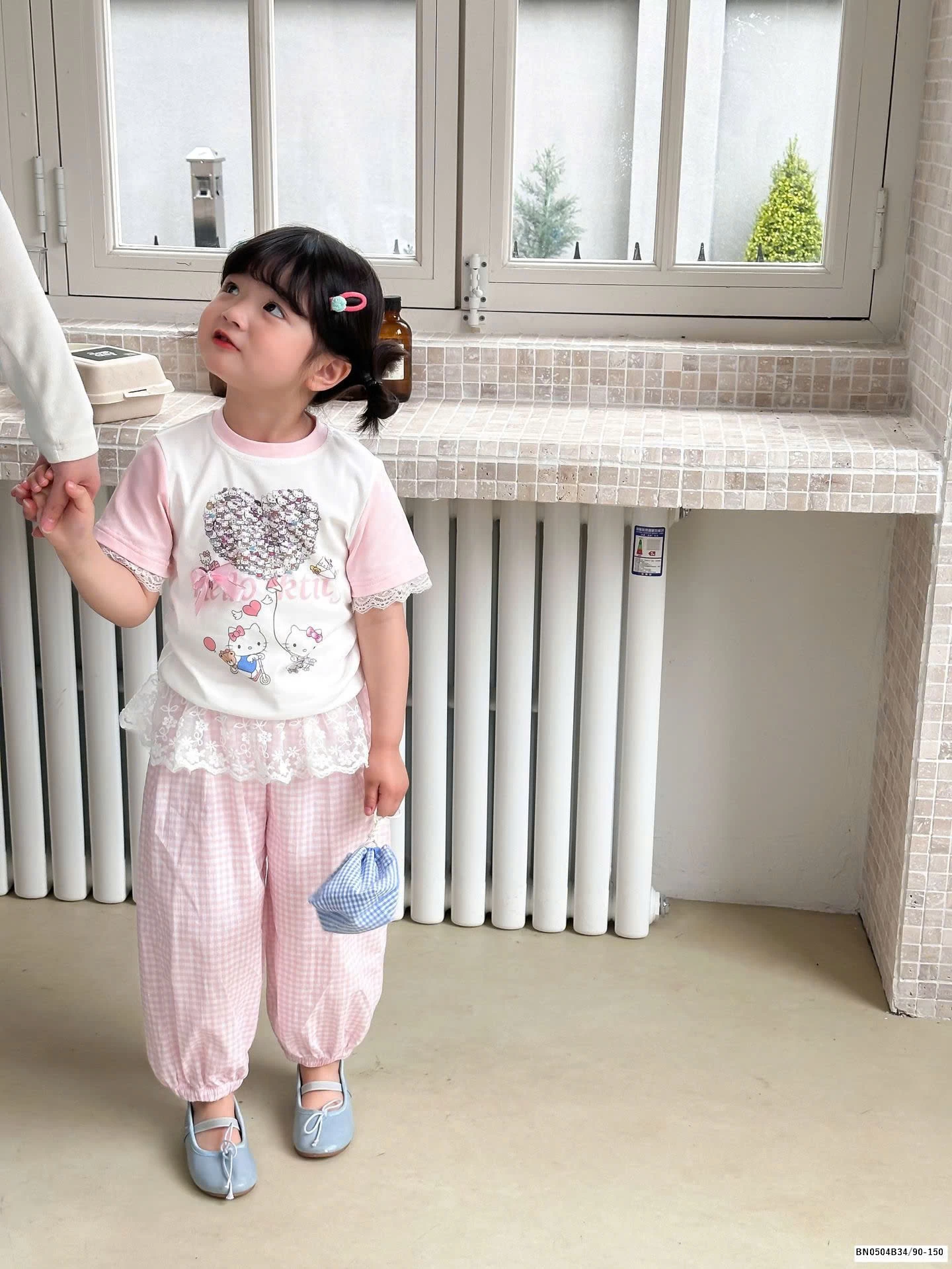 QUẦN BO GẤU MIX REN