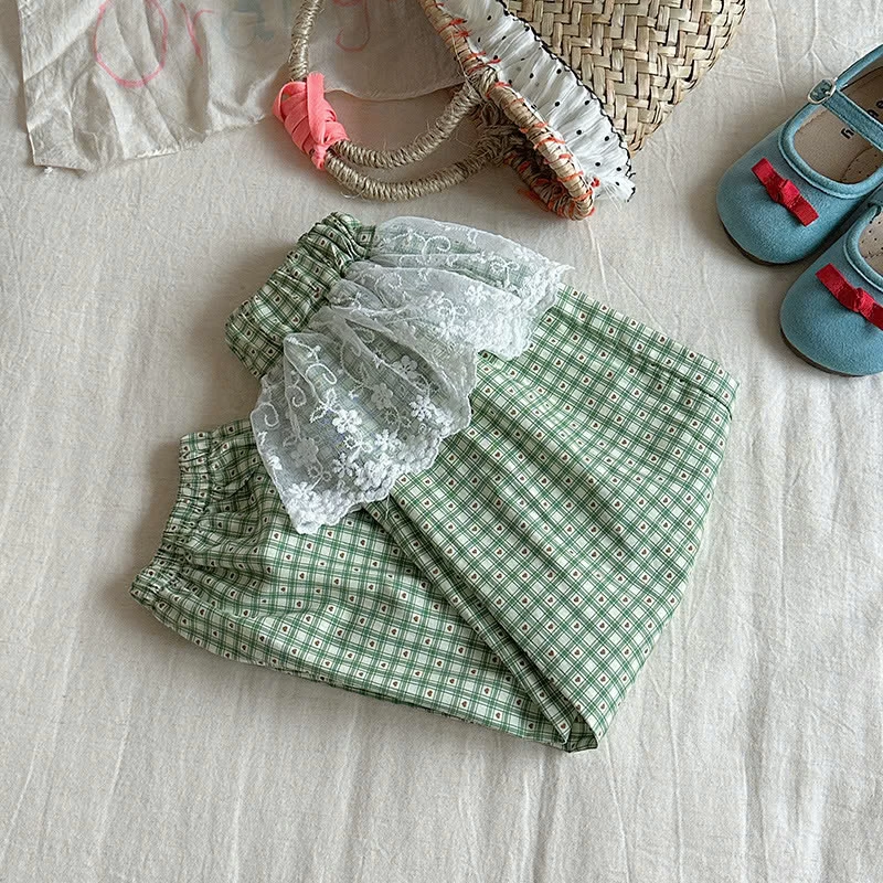 QUẦN BO GẤU MIX REN