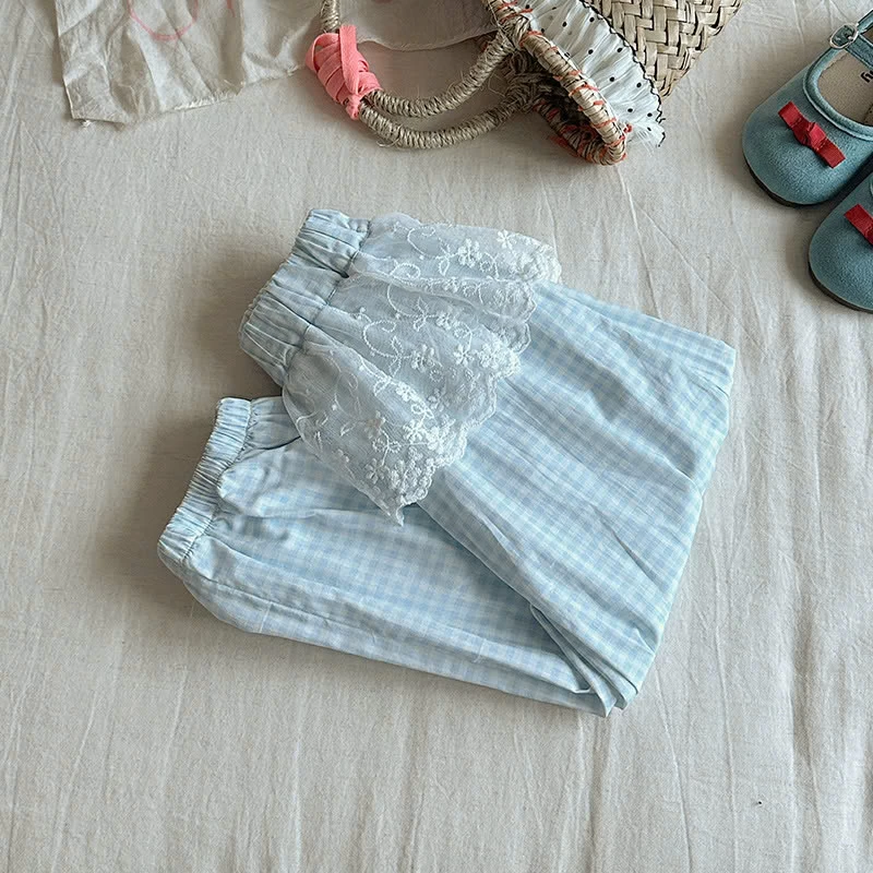 QUẦN BO GẤU MIX REN